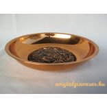 Réz fali tál Sárkányölő Szent György ábrázolással