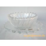 Bohemia üveg tál 2 db-os készlet