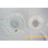 Bohemia üveg tál 2 db-os készlet