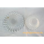 Bohemia üveg tál 2 db-os készlet