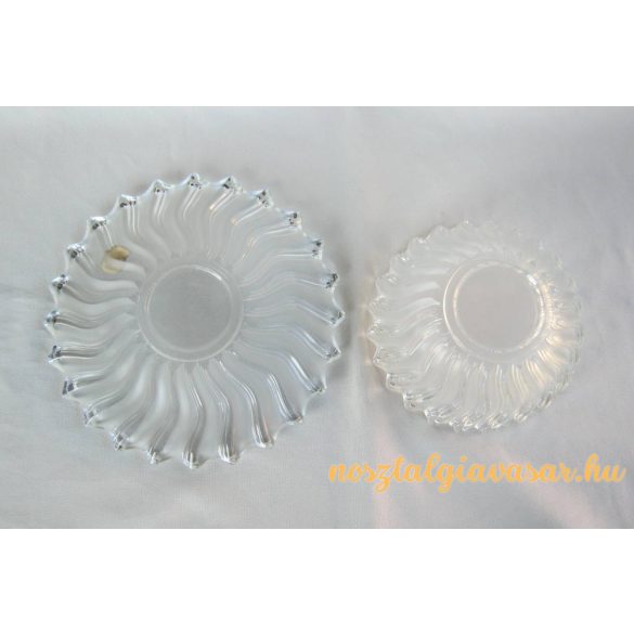 Bohemia üveg tál 2 db-os készlet