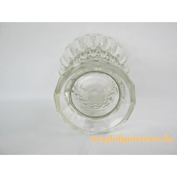 Virág alakú üveg váza