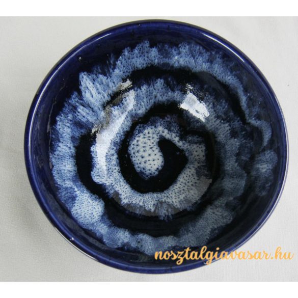Bodrogkeresztúri kerámia tál kék