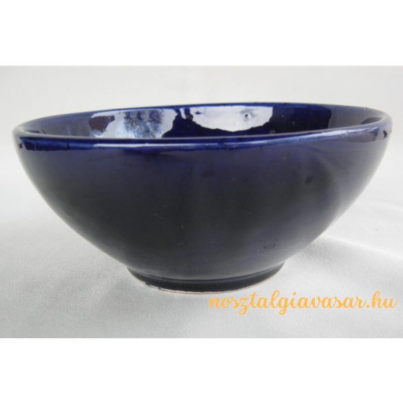 Bodrogkeresztúri kerámia tál kék