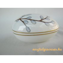 Aquincumi porcelán barkás tojás bonbonier