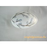 Aquincumi porcelán barkás tojás bonbonier