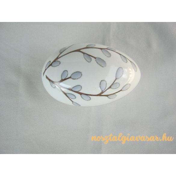 Aquincumi porcelán barkás tojás bonbonier