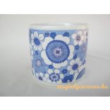 Alföldi porcelán kék virágmintás bögre