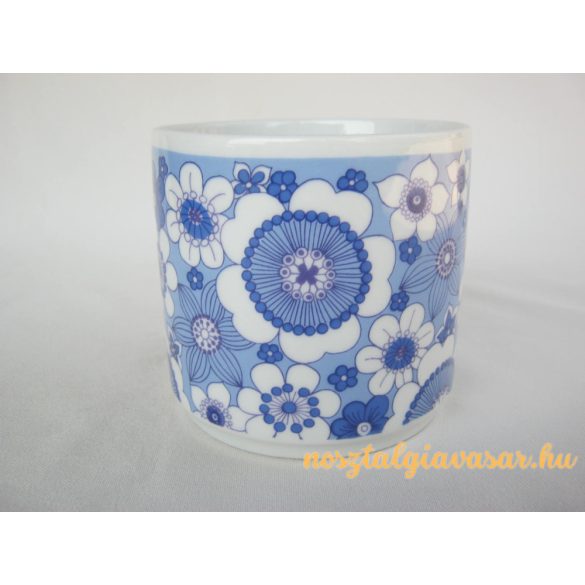 Alföldi porcelán kék virágmintás bögre