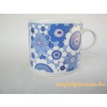 Alföldi porcelán kék virágmintás bögre