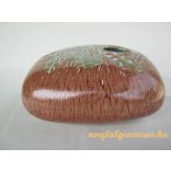 Kerámia ikebana váza barna