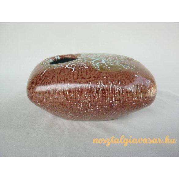 Kerámia ikebana váza barna