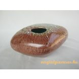 Kerámia ikebana váza barna