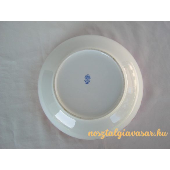Alföldi porcelán tál piros mintával