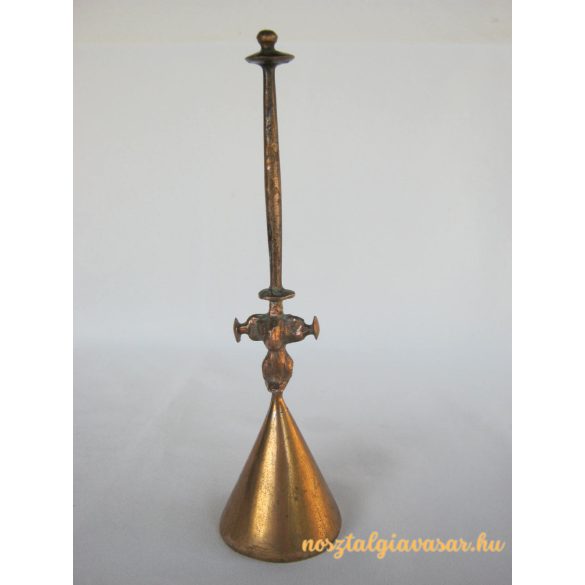 Retro iparművészeti réz csengő