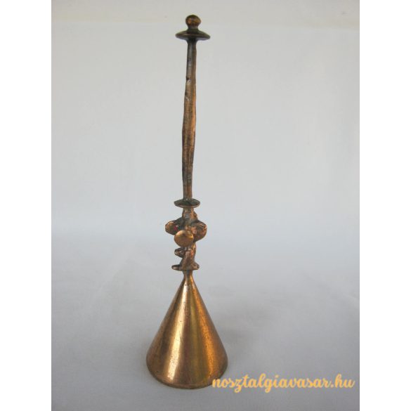 Retro iparművészeti réz csengő