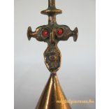 Retro iparművészeti réz csengő