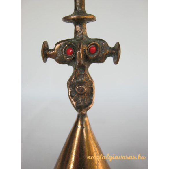 Retro iparművészeti réz csengő