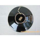 Retro mázas kerámia fali tál 