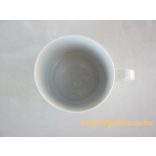 Alföldi porcelán bögre zöld leveles