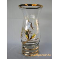 Virágos üveg váza