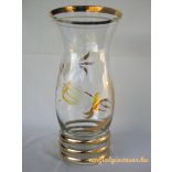 Virágos üveg váza