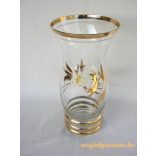 Virágos üveg váza