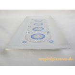 Kék mintás porcelán tál