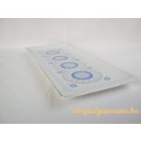 Kék mintás porcelán tál