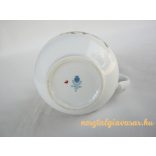 Hollóházi porcelán virágos bögre