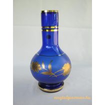 Bohemia kék üveg váza