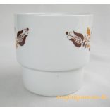 Alföldi porcelán bögre virág mintával