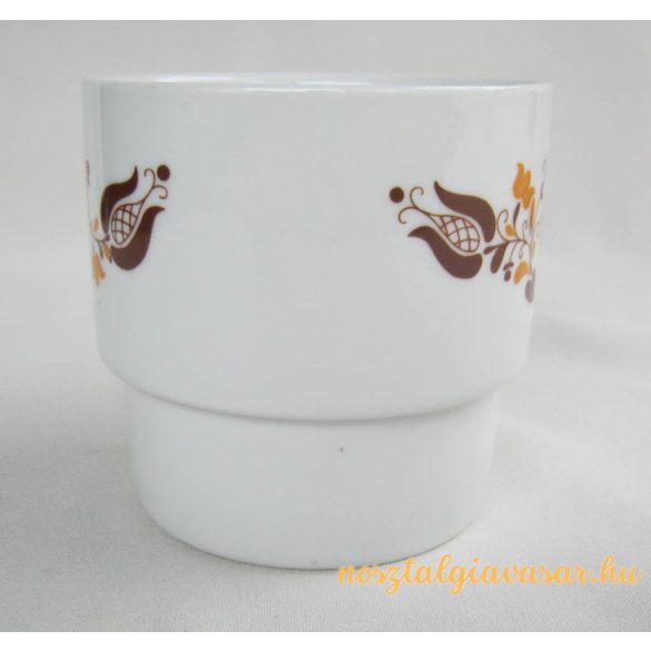 Alföldi porcelán bögre virág mintával