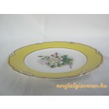 Aquincumi porcelán rózsás tányér