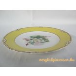 Aquincumi porcelán rózsás tányér