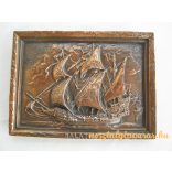 Balatoni emlék fém fali dísz