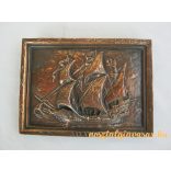 Balatoni emlék fém fali dísz