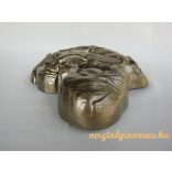 Anya gyermekével fém fali dísz