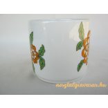 Alföldi porcelán bögre virág mintával