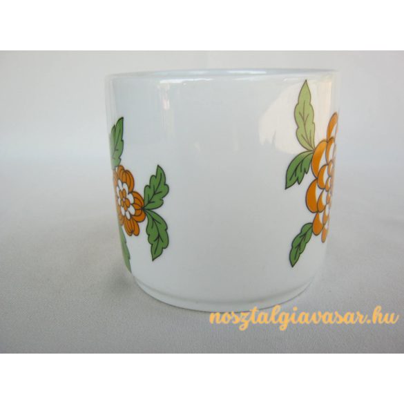 Alföldi porcelán bögre virág mintával