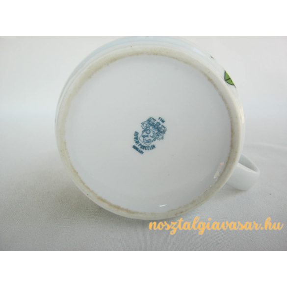 Alföldi porcelán bögre virág mintával