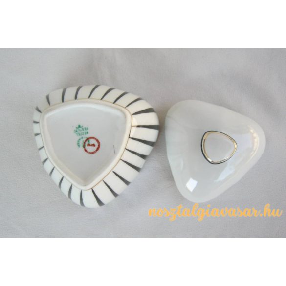 Hollóházi porcelán bonbonier
