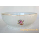 Virágos porcelán tál