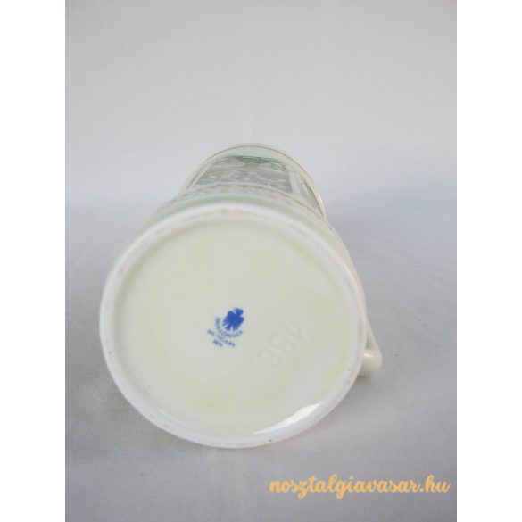 Hollóházi porcelán sörös korsó