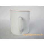 Virágmintás porcelán bögre