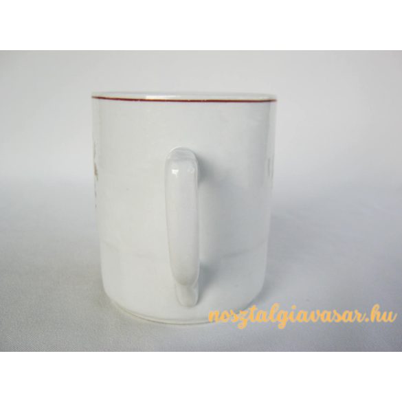 Virágmintás porcelán bögre