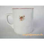 Virágmintás porcelán bögre
