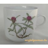 Alföldi porcelán bögre virág mintával