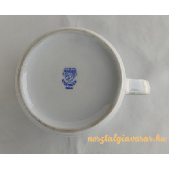 Alföldi porcelán bögre virág mintával