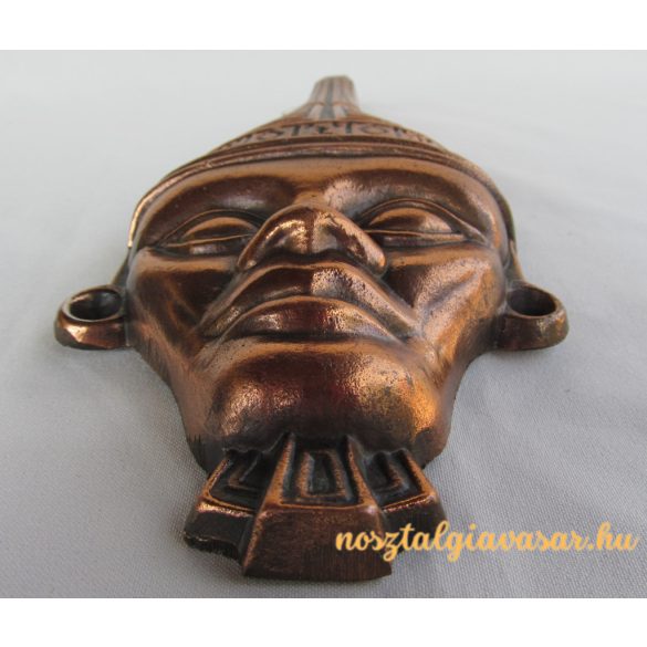 Maszk fém fali dísz